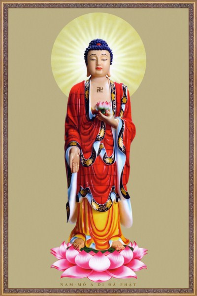 Tranh Phật A DI DA