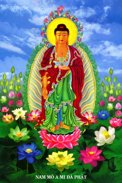 Tranh Phật A DI DA