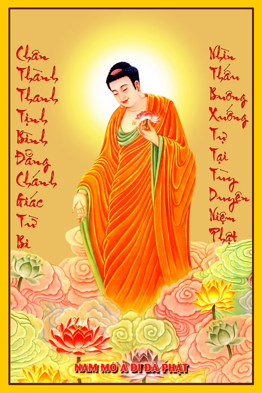 Tranh Phật A DI DA