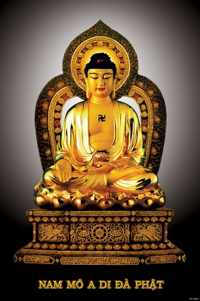 Tranh Phật A DI DA