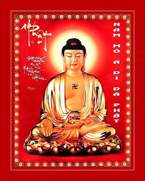 Tranh Phật A DI DA
