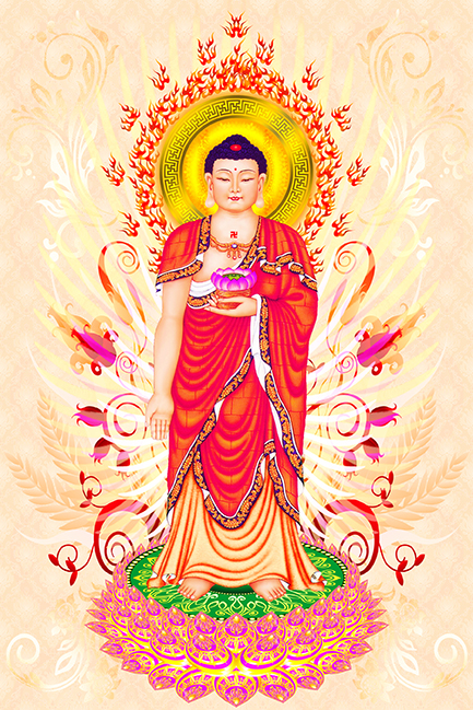 Tranh Phật A DI DA